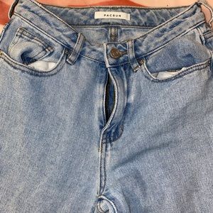 pacsun lightwash mom jeans